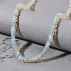 D'Joy - Ethiopian Opal Necklace (Size - 18+2 Ext) in Rhodium Overlay Sterling Silver 65.00 Ct._8630712_2