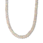 D'Joy - Ethiopian Opal Necklace (Size - 18+2 Ext) in Rhodium Overlay Sterling Silver 65.00 Ct._8630712_3