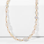 D'Joy - Ethiopian Opal Beads Necklace (Size - 18+2 Ext) in 18K Vermeil Yellow Gold Plated Sterling Silver 40.00 Ct._8630816