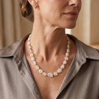 D'Joy - Ethiopian Opal Beads Necklace (Size - 18+2 Ext) in 18K Vermeil Yellow Gold Plated Sterling Silver 40.00 Ct._8630816_1