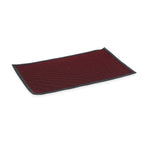 Heavy Duty Dirt Trapping Elastic Wire Doormat - Non Slip Entrance Mat - Black & Red_8630982