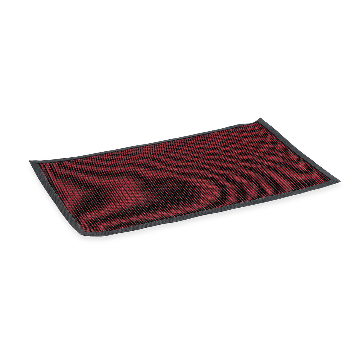 LOWEST EVER PRICE - Heavy Duty Dirt Trapping Elastic Wire Mud Mat - Non Slip Entrance Mat - Black &amp; Red V32705240 0