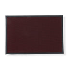 Heavy Duty Dirt Trapping Elastic Wire Doormat - Non Slip Entrance Mat - Black & Red_8630982_1