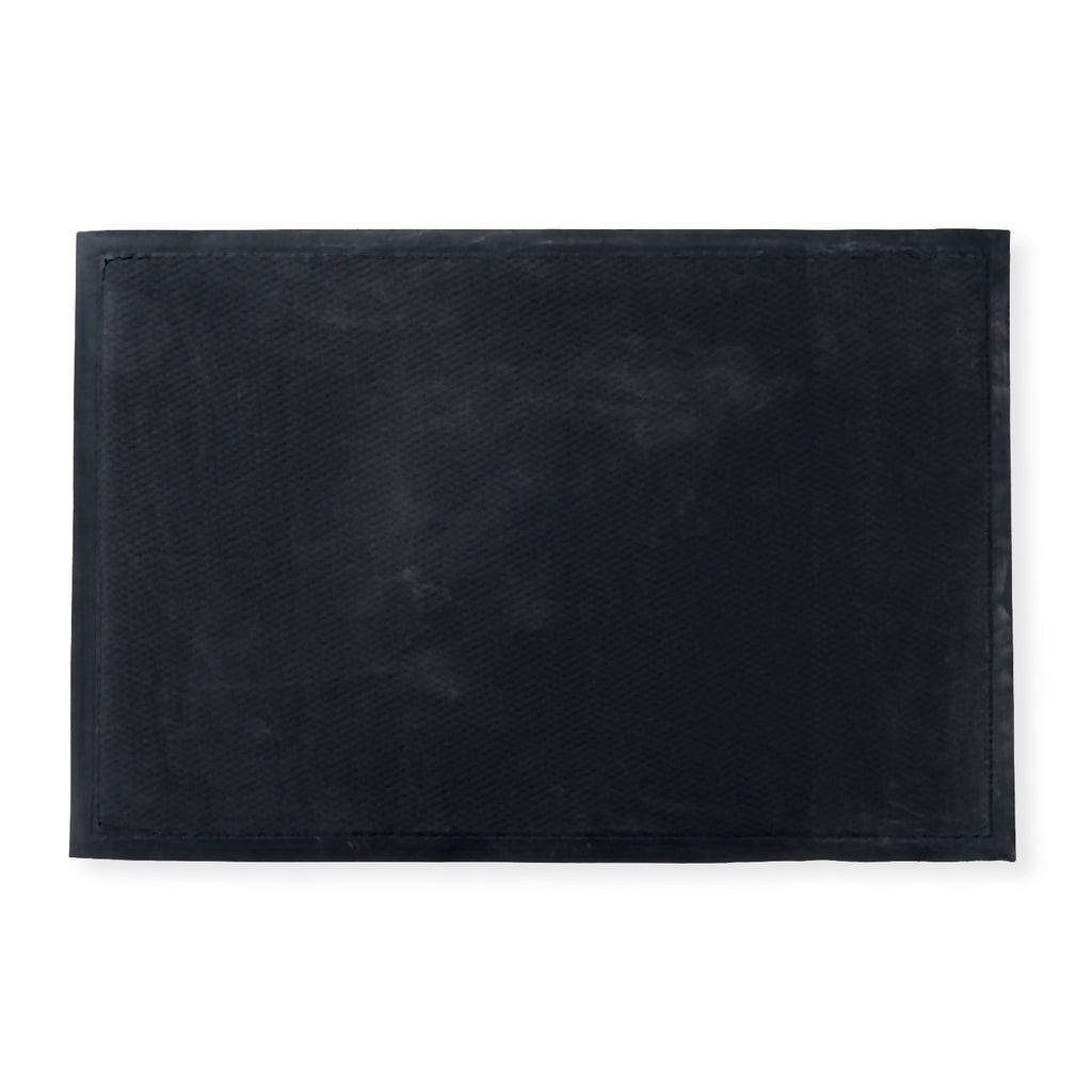 Heavy Duty Dirt Trapping Elastic Wire Doormat - Non Slip Entrance Mat - Black & Red_8630982_2