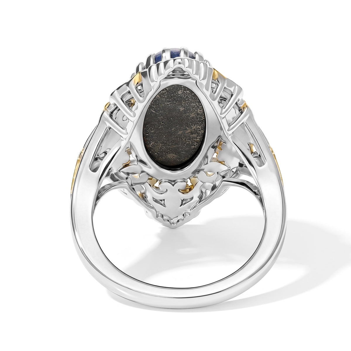 EverTrue - Lapis Lazuli Fillegree Work Ring 5.60 Ct. V32755419 5