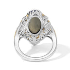 EverTrue Labradorite Fillegree Work Ring Pure Yellow Brass  5.355  Ct._8631417_4