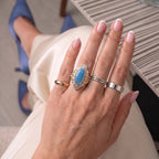 EverTrue Blue Mojave Turquoise Fillegree Work Ring Pure Yellow Brass  4.160  Ct._8631426_2