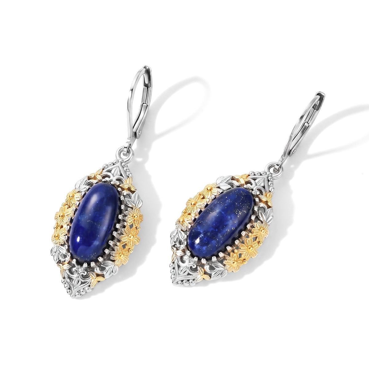 EverTrue - Lapis Lazuli Earring with Lever Back 8.90 Ct. 8631472 0