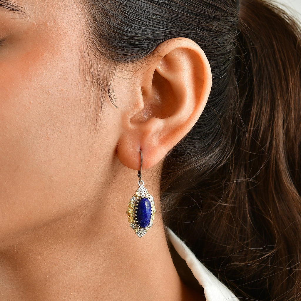 EverTrue Lapis Lazuli Fancy Earring Pure Yellow Brass  8.920  Ct._8631472_1