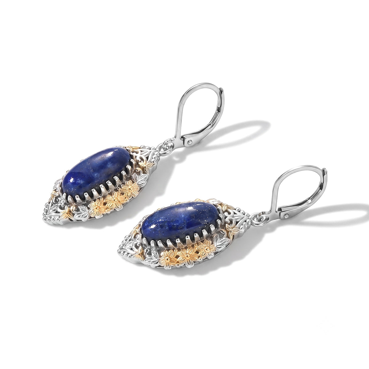 EverTrue - Lapis Lazuli Earring with Lever Back 8.90 Ct. 8631472 3