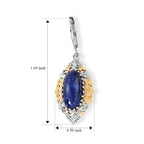 EverTrue Lapis Lazuli Fancy Earring Pure Yellow Brass  8.920  Ct._8631472_4