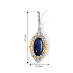 EverTrue Labradorite Fancy Earring Pure Yellow Brass  7.268  Ct._8631473_3
