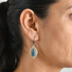 EverTrue Blue Mojave Turquoise Fancy Earring Pure Yellow Brass  5.404  Ct._8631479_1
