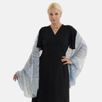 Geometric Print Multi-Colour Scarf (85x180cm) - Blue_8631504_3