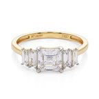 Luxuriant - 9K Yellow Gold IGI Certified Lab Grown Diamond (VS/E-F)  Ring 2.00 Ct._8631613
