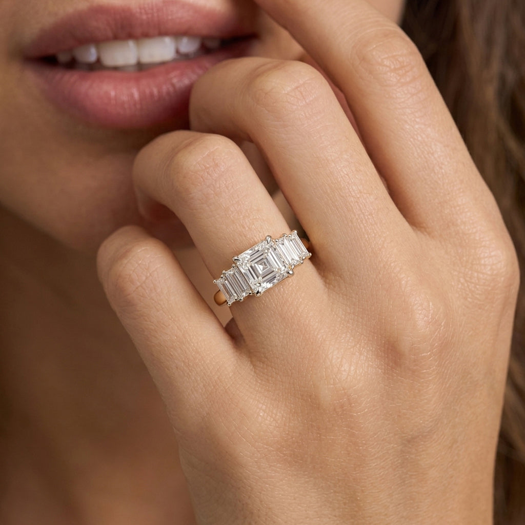 Luxuriant - 9K Yellow Gold IGI Certified Lab Grown Diamond (VS/E-F)  Ring 2.00 Ct._8631613_4