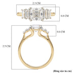 Luxuriant - 9K Yellow Gold IGI Certified Lab Grown Diamond (VS/E-F)  Ring 2.00 Ct._8631613_6