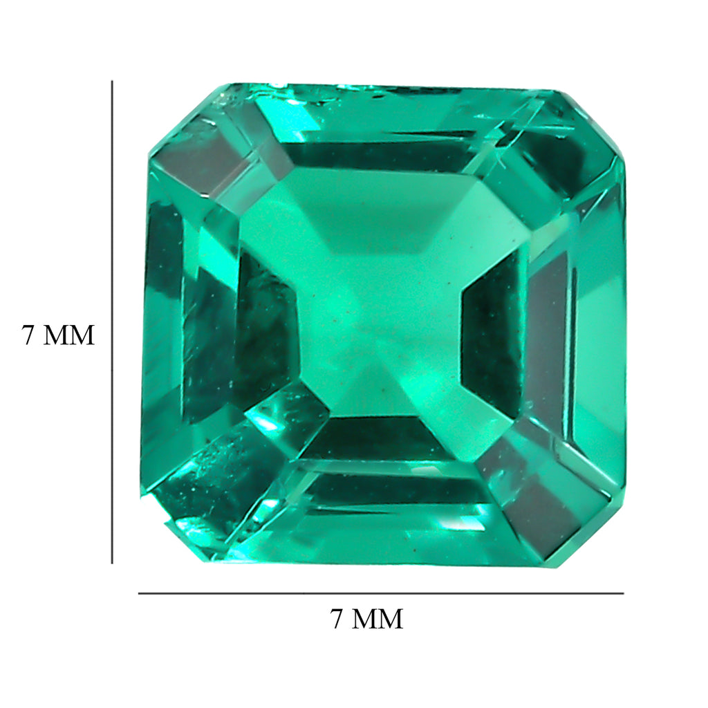 JCK Vegas Close Out- AAA Lab Grown Columbian Emerald Octagon Gemstone (7x7 mm) 1.25 Ct._8632700_4