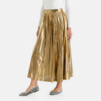 La Marey Patterned Skirt (Size - S/M) - Gold_8632890_2