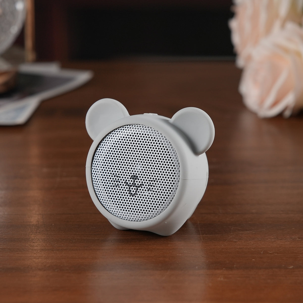 Chinese Zodiac Mouse-Shaped Bluetooth Speaker (Model - K-315S) with 3W Output, 300mAh Battery and Type-C Charging - White 8632963 1