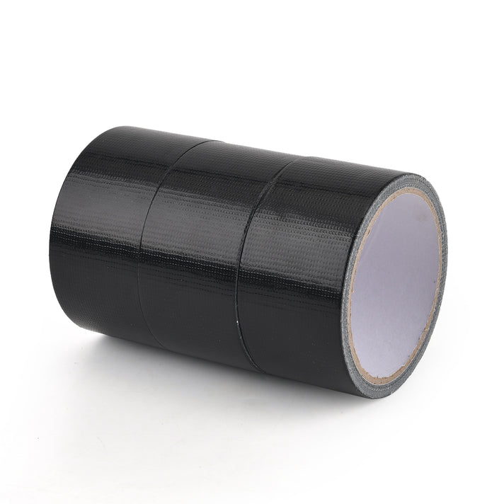 Set of 3 Heavy-Duty Multipurpose Duct Tape Rolls - Strong Adhesive Repair Tape - Black 8633005 2