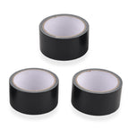 Set of 3 Heavy-Duty Multipurpose Duct Tape Rolls - Strong Adhesive Repair Tape - Black_8633005_2