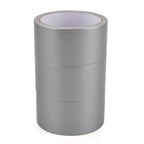 Set of 3 Heavy-Duty Multipurpose Duct Tape Rolls - Strong Adhesive Repair Tape - Grey_8633006