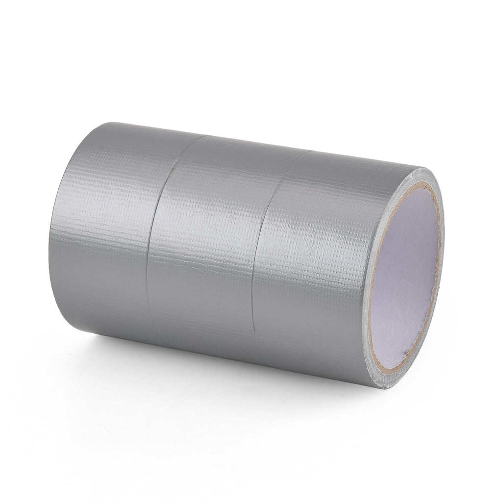 Set of 3 Heavy-Duty Multipurpose Duct Tape Rolls - Strong Adhesive Repair Tape - Grey_8633006_1