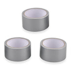 Set of 3 Heavy-Duty Multipurpose Duct Tape Rolls - Strong Adhesive Repair Tape - Grey_8633006_2