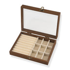 LIVMORE Patterned Jewellery Box (Size 7x5x2 in) - Cream & Cream_8633159