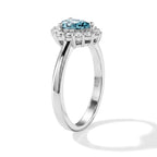 D'Joy - Paraiba Moissanite Halo Ring in Rhodium Overlay Sterling Silver 1.25 Ct._8634938_3