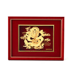 24K Yellow Gold NTGS Certified Foil Painting of Traditional Chinese Dragon Artwork_8634993_2