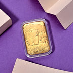 24K Yellow Gold Bear Collectible (31x45.5 mm)_8635007_1