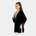 La Marey Patterned Cardigan (Size - XL) - Black_8635107_3