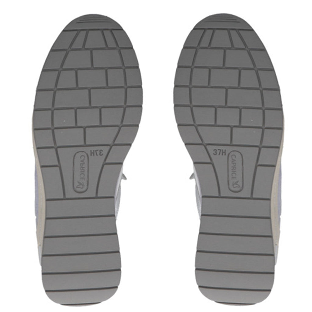 Caprice Ladies Danica Lace-Up Multicolour Panel Low Sneaker (Size 3) - White & Silver_8635199_3