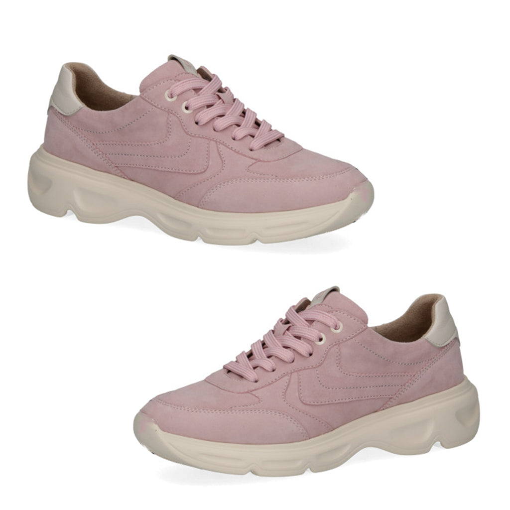 Caprice Womens Chunky Wedge Sole Sneakers (Size 4) - Light Pink_8635237
