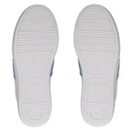 Caprice Gianna Womens Low Top Lace-Up Casual Sneakers (Size 5) - White Blue_8635257_3