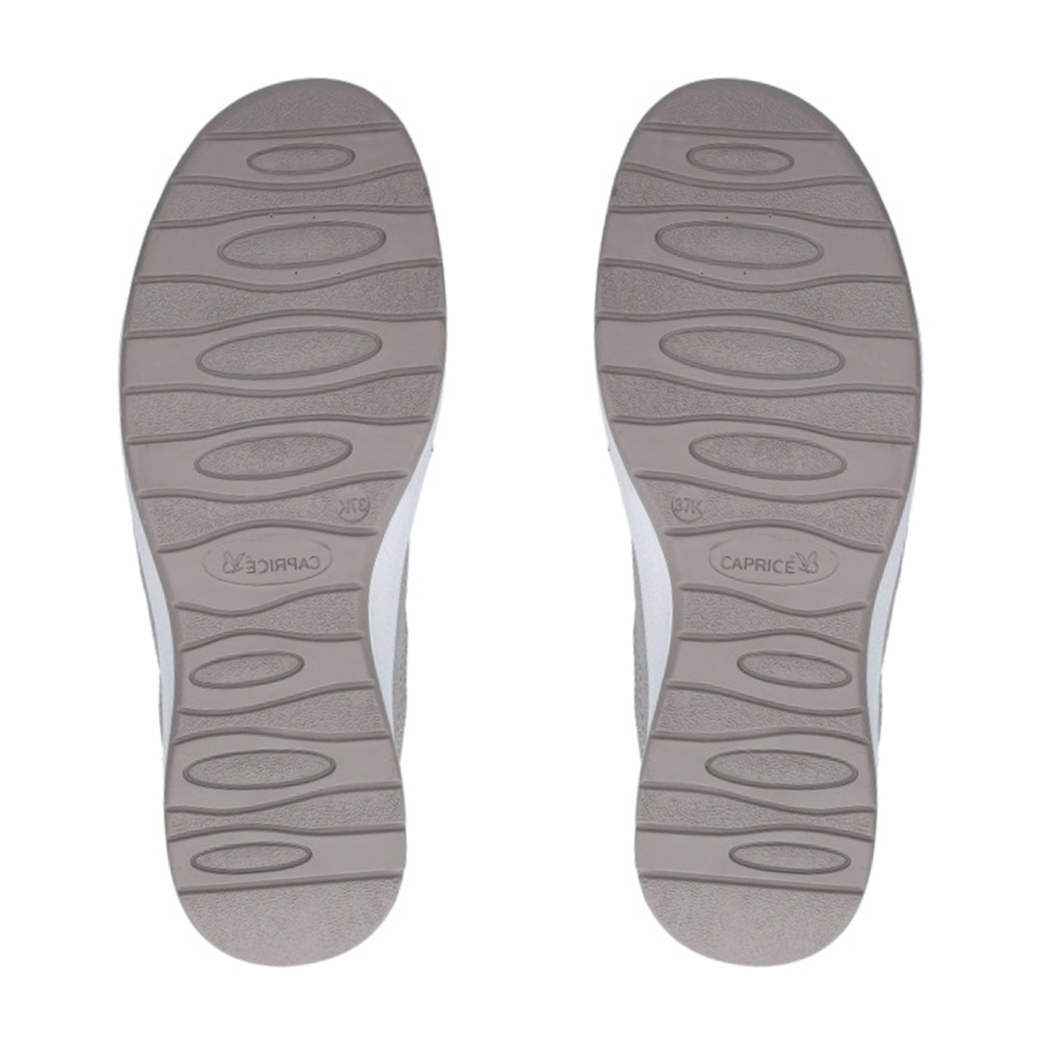 Caprice Gera Womens Velcro Strap Leather Shoes (Size 3.5) - Taupe 8635307 3