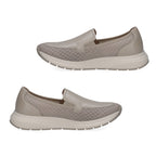 Caprice Womens Slip-On Mesh & Leather Casual Walking Trainer Shoes (Size 5) - Offwhite_8635333_2