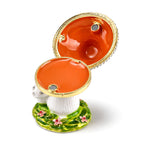 LIVMORE Patterned Jewellery Box (Size 6x6x8 cm) - Red Yellow_8635481_4