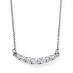 Luxuriant - Lab Grown Diamond (SI/G-H) Necklace (Size - 20) in Rhodium Overlay Sterling Silver 0.50 Ct._8636184