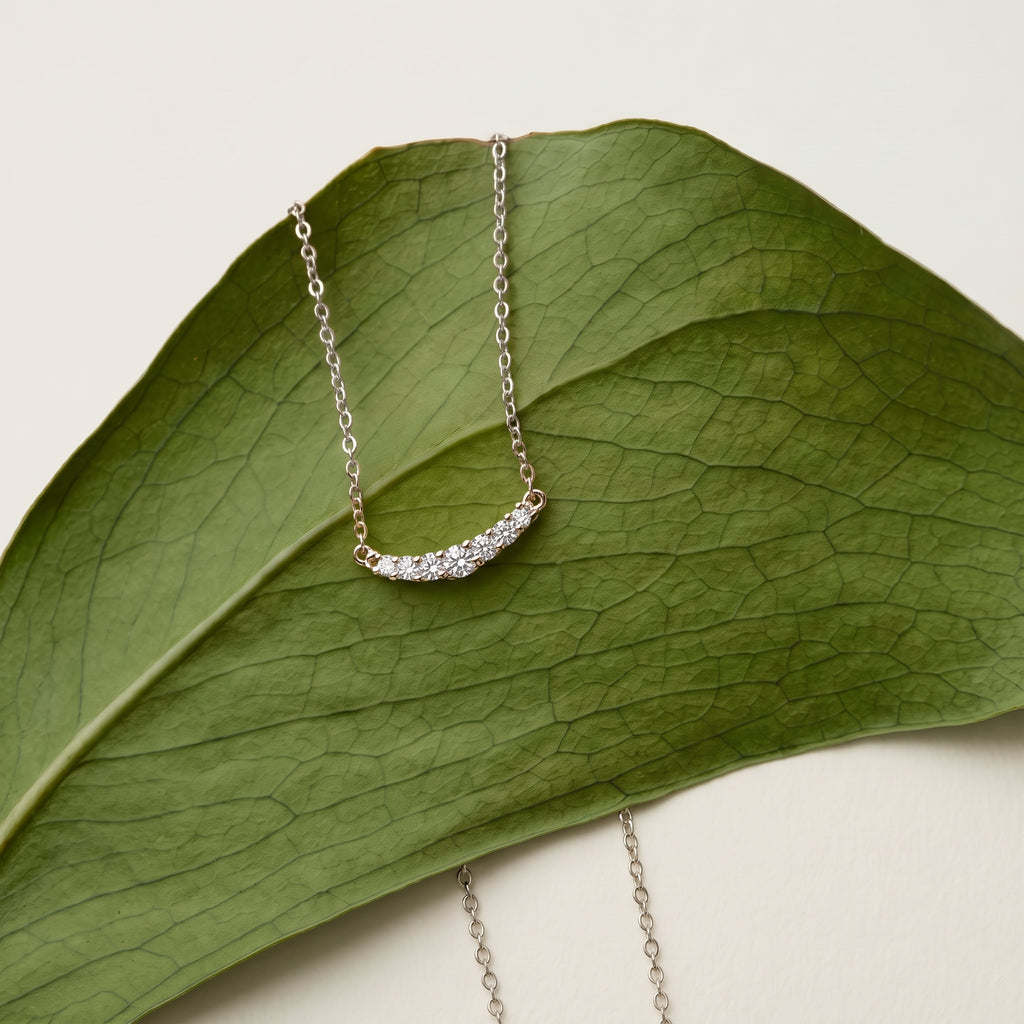 Luxuriant - Lab Grown Diamond (SI/G-H) Necklace (Size - 20) in Rhodium Overlay Sterling Silver 0.50 Ct._8636184_4