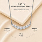 Luxuriant - Lab Grown Diamond (SI/G-H) Necklace (Size - 18) in Rhodium Overlay Sterling Silver 0.35 Ct._8636187_5