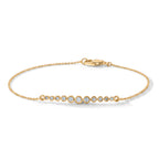 Luxuriant - Lab Grown Diamond Chain Bracelet (Size - 7.5) in 18K Vermeil Yellow Gold Plated Sterling Silver 0.25 Ct._8636290
