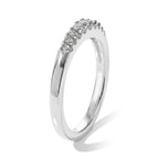 Luxuriant - Lab Grown Diamond (SI/G-H) Ring in Rhodium Overlay Sterling Silver 0.20 Ct._8636628_3