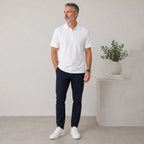 Antigua Apparel Mens Polo T-shirt (Size M, 12 to 14) - White_8636856_1