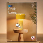 Rechargeable LED Desk Lamp - Red