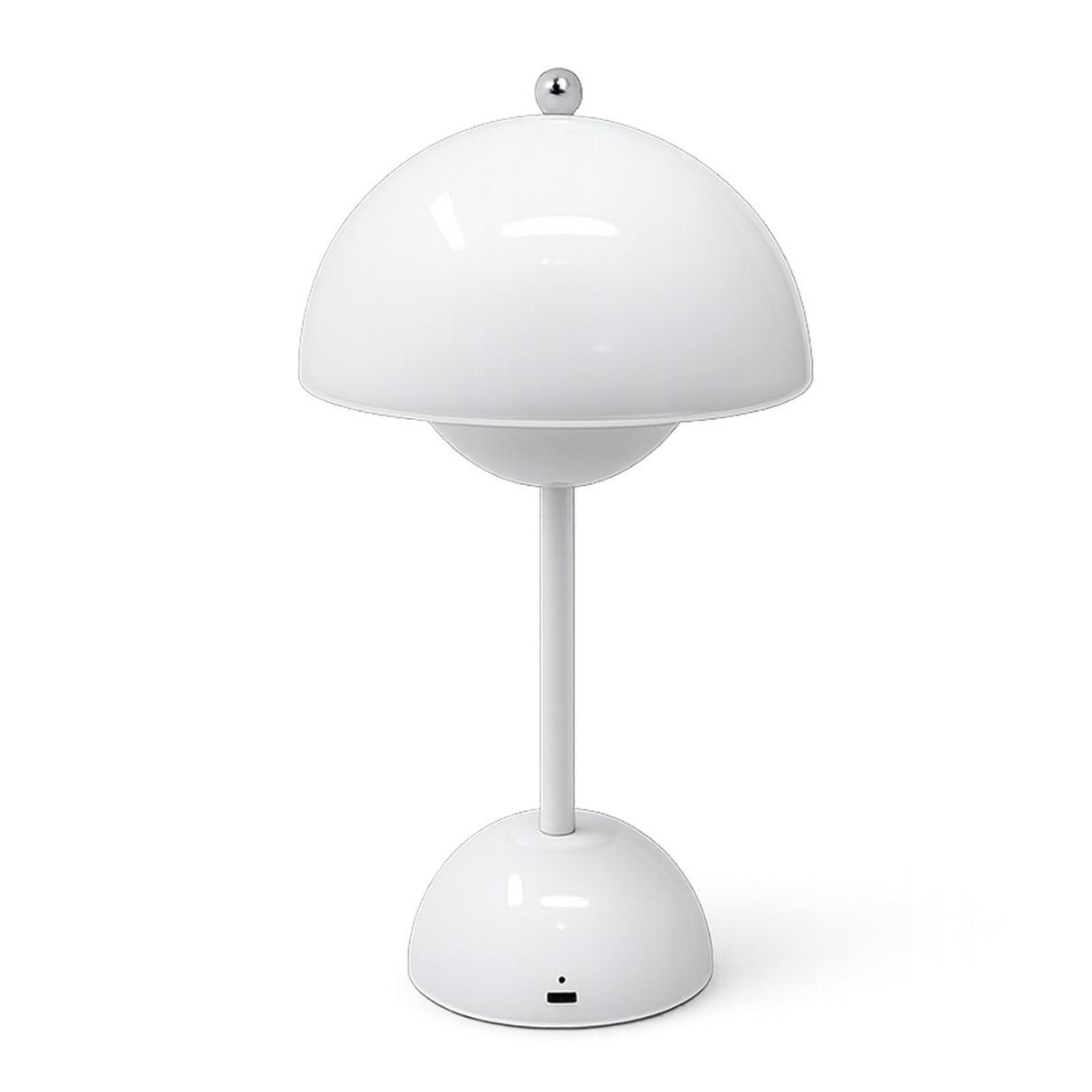 Rechargeable Cordless Portable LED Mushroom Desk Lamp &amp; Nightlight - White V32534051 0