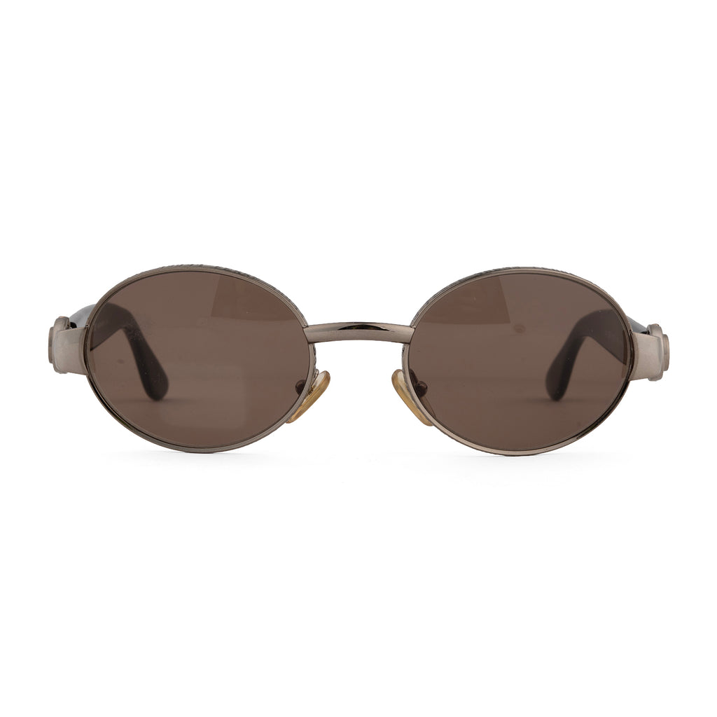 Gianfranco Ferre Vintage Silver Oval Sunglasses - Mod Gff 421/S_8636952