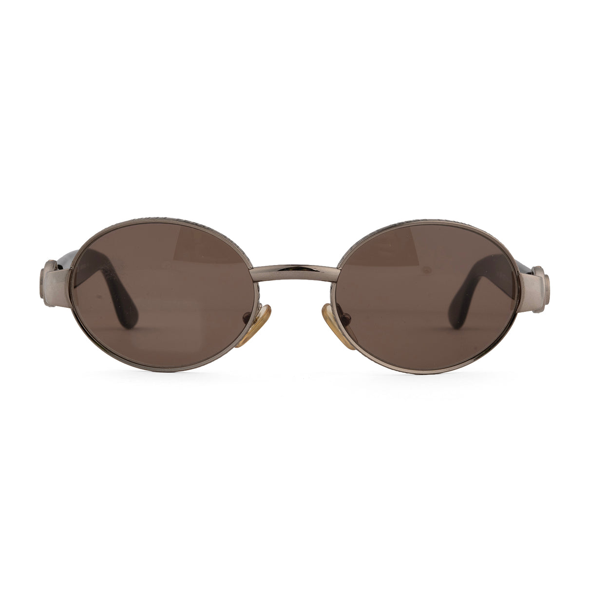 Gianfranco Ferre Vintage Silver Oval Sunglasses - Mod Gff 421-S 8636952 0